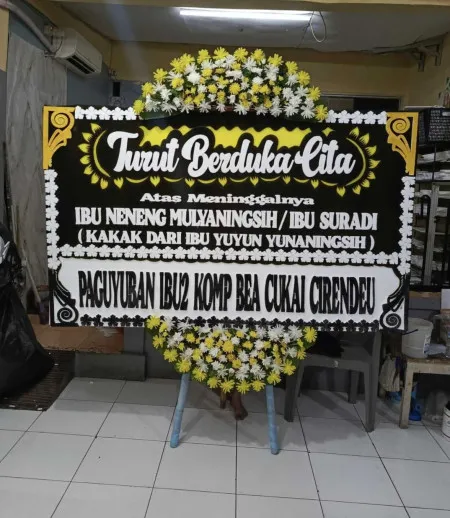 Papan Bunga Duka Sawah Abah Bogor